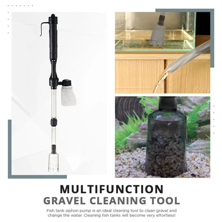 Electric Aquarium Gravel Cleaner – Fast, Easy Tank Cleaning