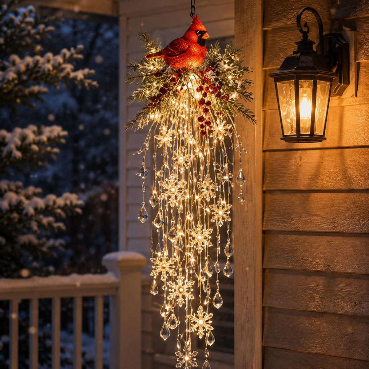 ๐ฅ 50% OFF Today ๐
Christmas Hanging Snowflake & Crystal LED Light | Magical Porch Glow โจ