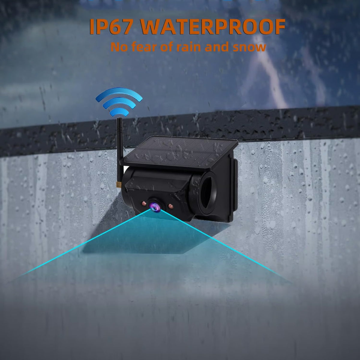 🔥 50% OFF Limited-Time Offer – Magnetic Solar Wireless Backup Camera System 📡☀️