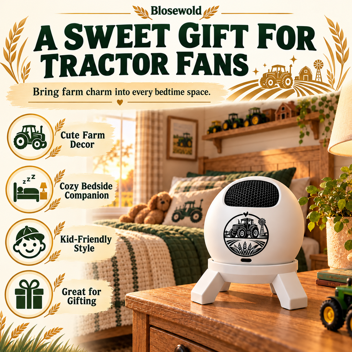 ๐ Tractor Dream Projector โจ Bring the Farm Adventure Home
