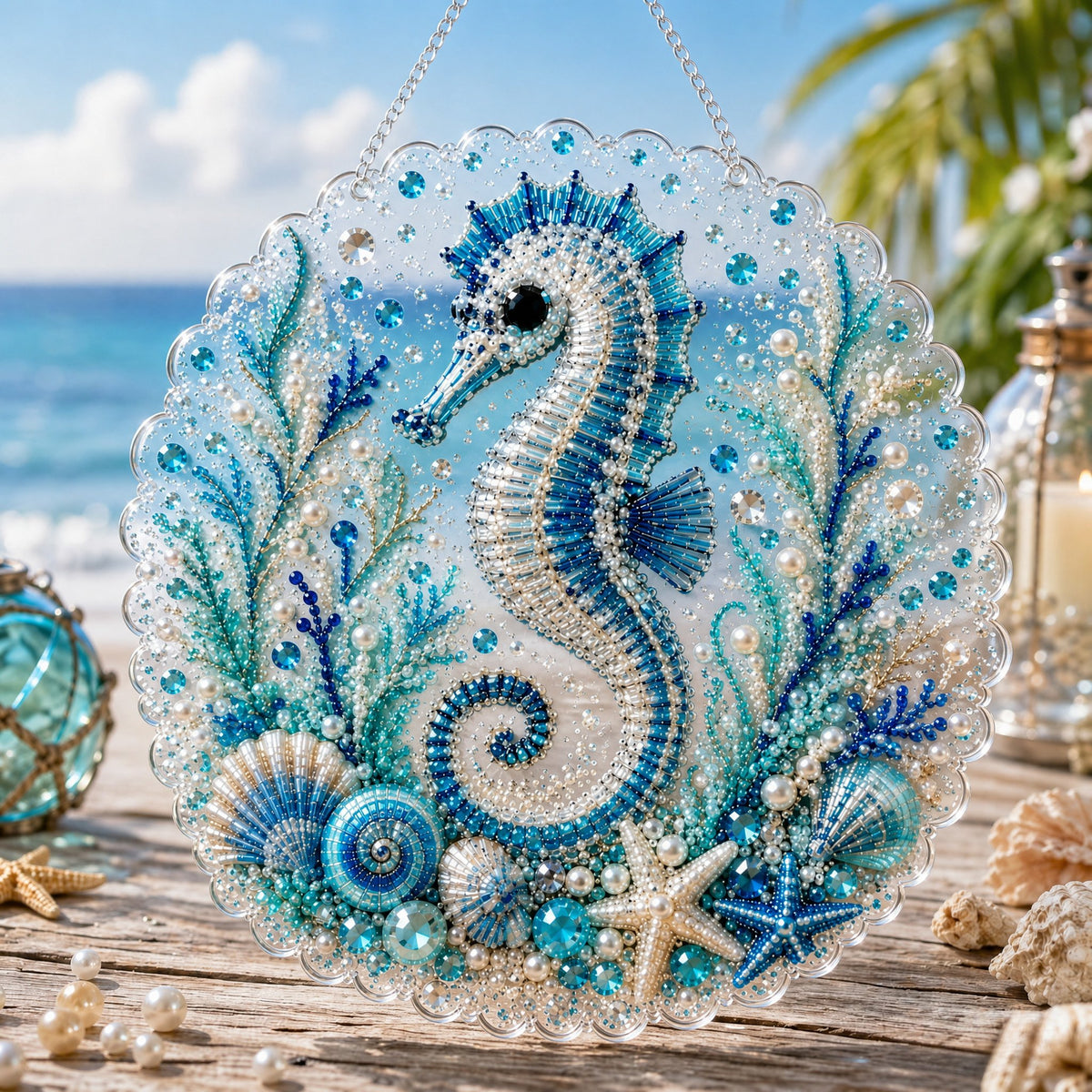 ๐โจOcean Pearl Art DIY Hanging Ornament Kit