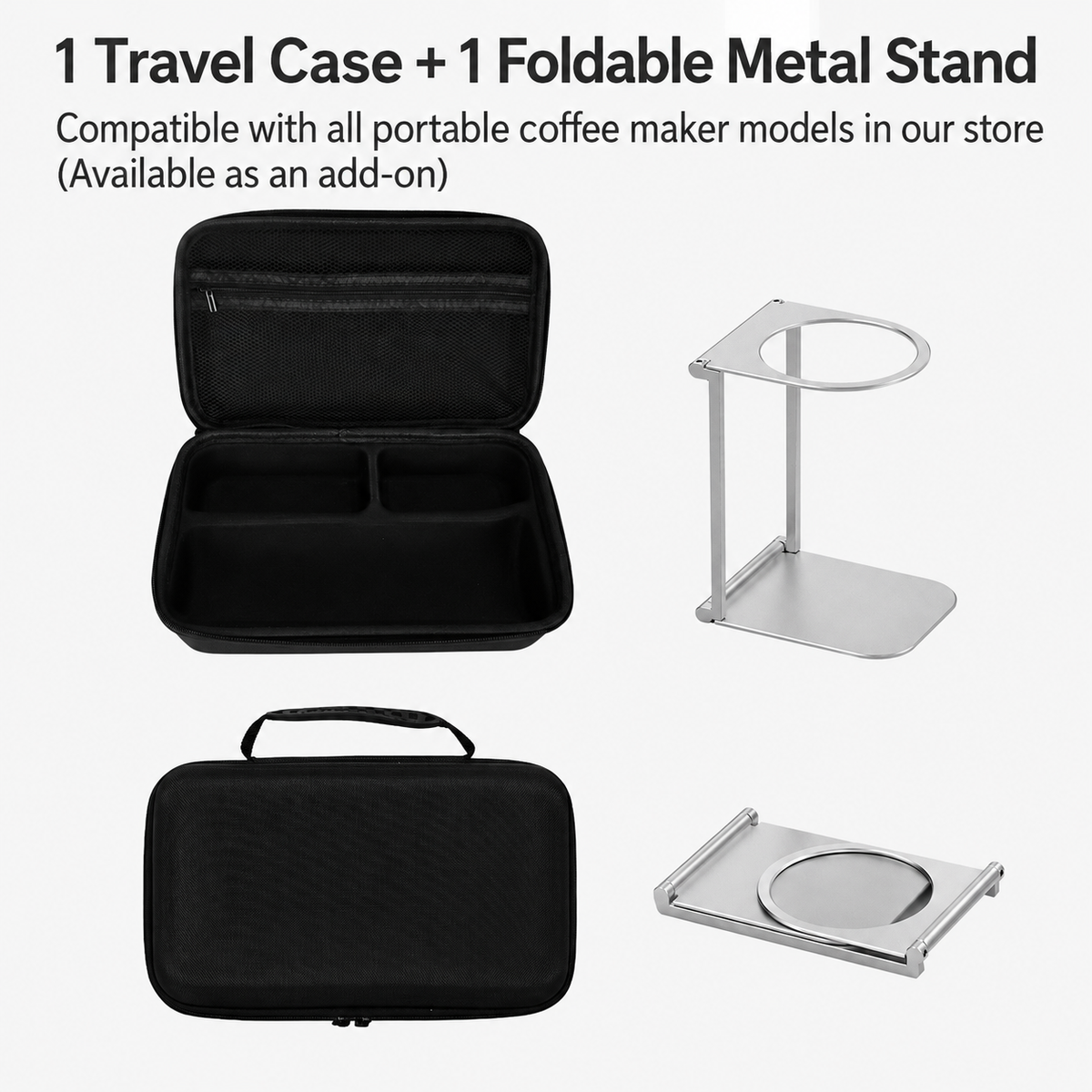 Portable Espresso Coffee Maker โ 15-Bar Rechargeable Travel Coffee Machine