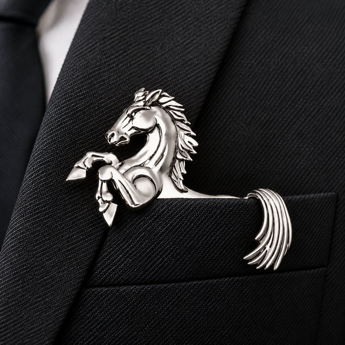 ๐ Luxury Sculpted Animal Brooch โ Premium Statement Piece for Suits & Blazers