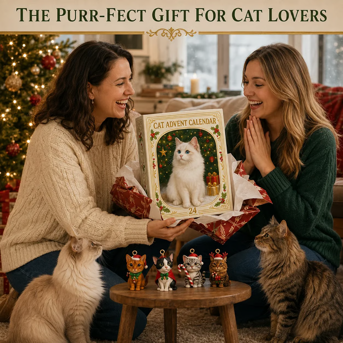 ๐ฑ2026 Cat Advent Calendar โ 24 Days of Unique Christmas Cat Ornaments ๐