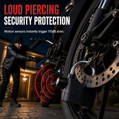 🚨🔒 Heavy-Duty Alarm Security Lock – Aluminum Alloy Anti-Theft Protection for Gates, Bikes & Storage