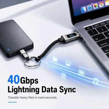 4-in-1 Keychain Fast Charging Cable