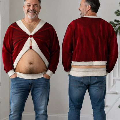 🎄 Too Much Holiday Cheer Ugly Christmas Sweatshirt – Funny Festive Holiday Gift for Men