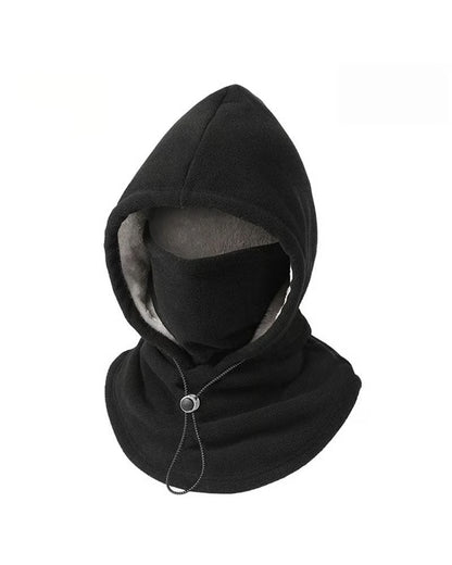 🔥Fleece Double Layer Integrated Mask Hat