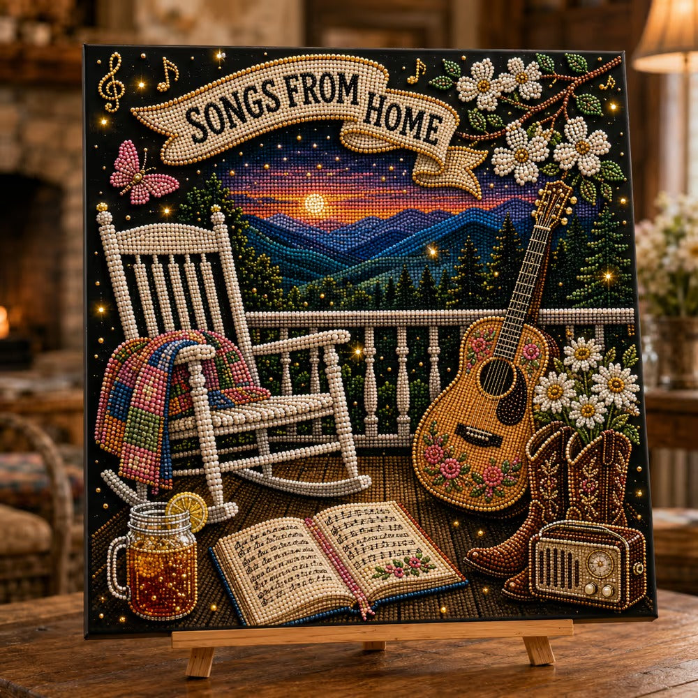 🎤 Premium 3D Pearl Dolly Country Music Tribute Art Kit | Luxury Flocked Canvas with Scratch-Resistant Non-Fading plastic Pearls & Faceted Drills DIY Keepsake Decor 💎✨