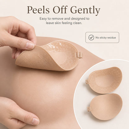 ✨ Invisible Lift Adhesive Bra – Strapless Shaping Support