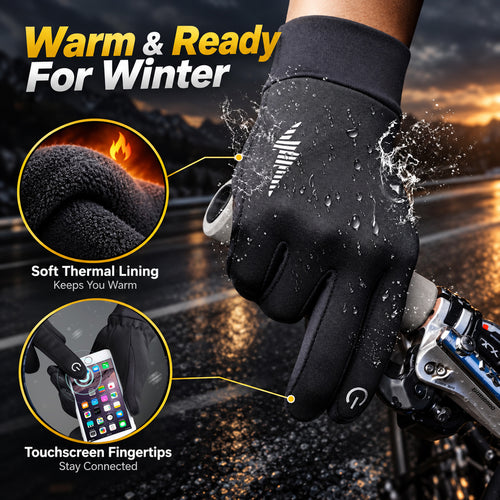 Unisex Winter Thermal Waterproof Touchscreen Gloves
