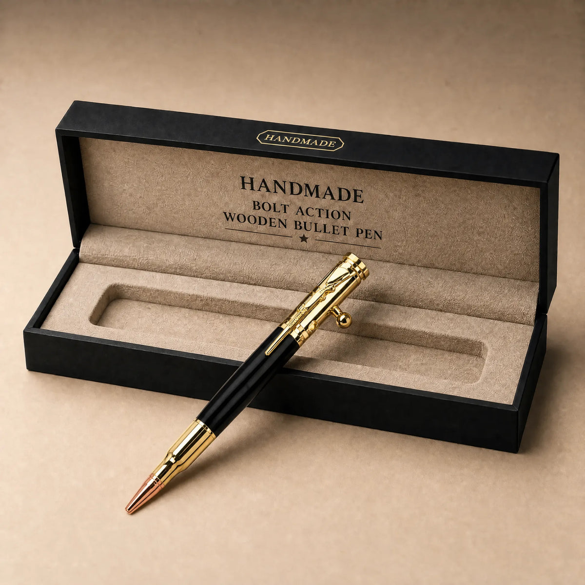 🖊🇺🇸Handmade Bolt Action Wooden Bullet Pen | Crafted From Real Wood & Bullet Casing🦅