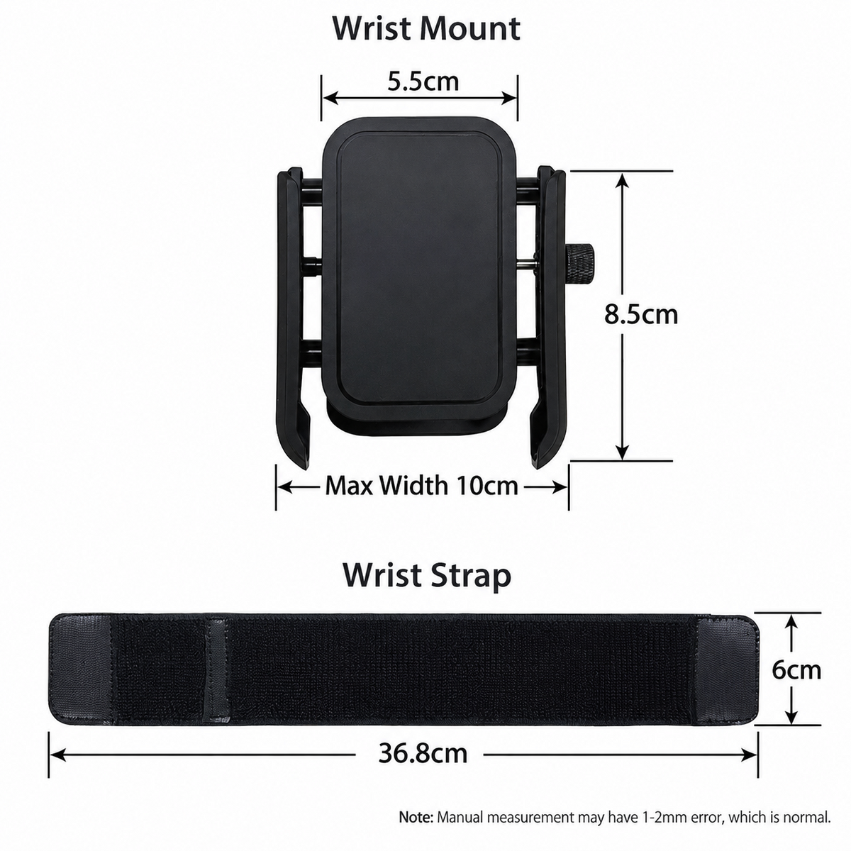 📱 360° Rotating Wrist & Arm Phone Holder – Hands-Free Sports Mount