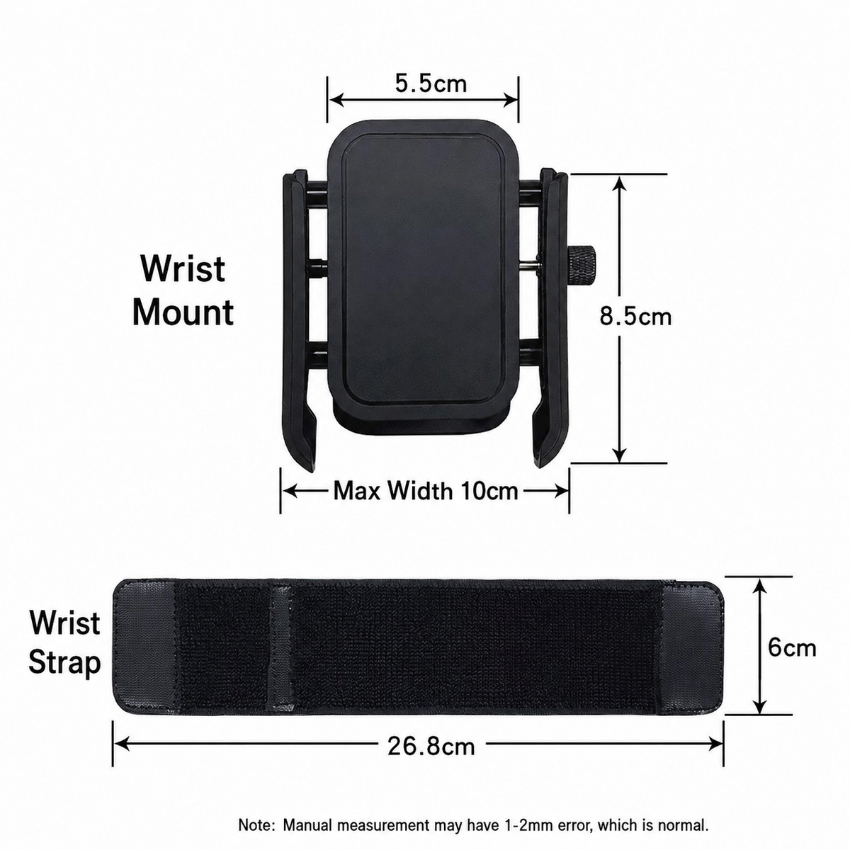 📱 360° Rotating Wrist & Arm Phone Holder – Hands-Free Sports Mount