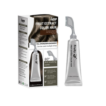 Hair Dye Comb for Fast Root Touch-Ups. Plant-Based. Scalp-Friendly