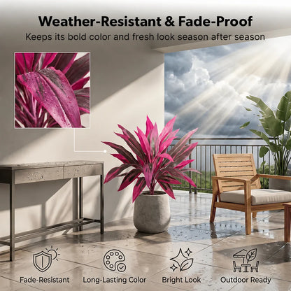 🎁 Last Day 50% OFF - Artificial Boston Fern & Dragon's Blood Tree Plants