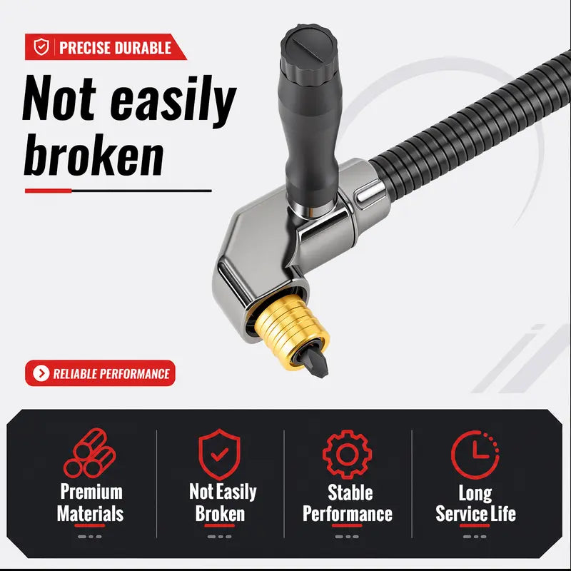 Flexible Right-Angle Drill Extension