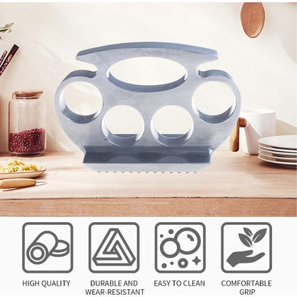 Ergonomic Palm-Press Meat Tenderizer – Food-Grade Aluminum Alloy