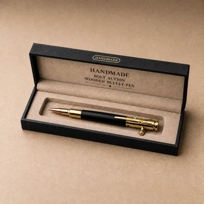 🖊🇺🇸Handmade Bolt Action Wooden Bullet Pen | Crafted From Real Wood & Bullet Casing🦅