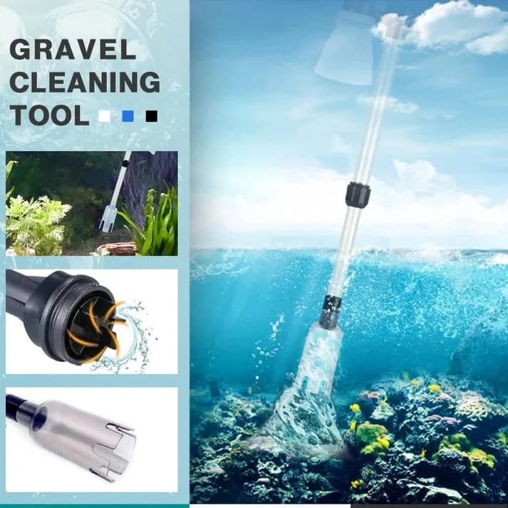 Electric Aquarium Gravel Cleaner – Fast, Easy Tank Cleaning