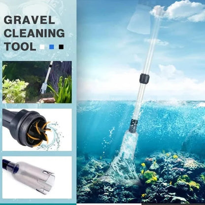 Electric Aquarium Gravel Cleaner – Fast, Easy Tank Cleaning