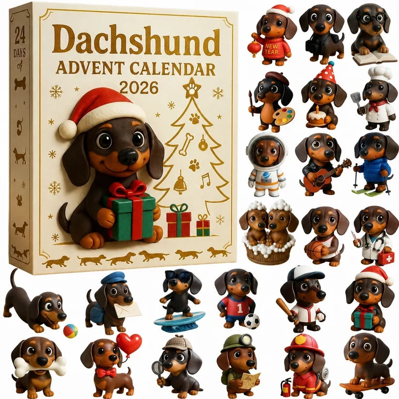 🎄 2026 British Corgi Advent Calendar – 24 Collectible Figurines | 50% OFF