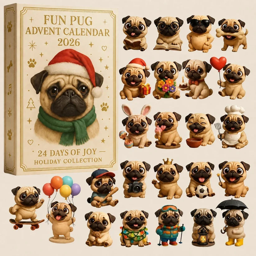 🎄 2026 British Corgi Advent Calendar – 24 Collectible Figurines | 50% OFF