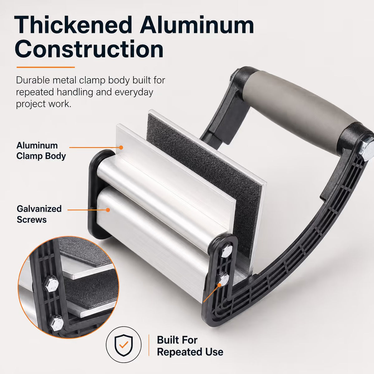Heavy-Duty Board Carrying Handle for Plywood, MDF, Doors & Sheet Panels