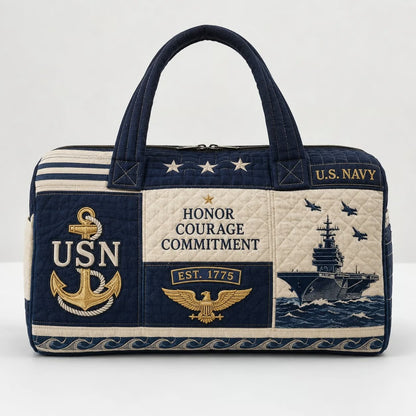 100% Handmade US Military Heritage Quilted Duffel Bag(𝐃𝐚𝐧𝐢𝐞𝐥 𝐁𝐫𝐨𝐨𝐤𝐬 𝐇𝐚𝐧𝐝𝐦𝐚𝐝𝐞®)