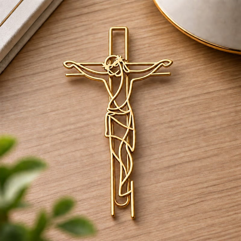 Faith-Inspired Gold Paper Clips ✝️ | Decorative Christian Page Markers, Perfect Small Religious Gifts for Church Friends & Family (Set of 10)