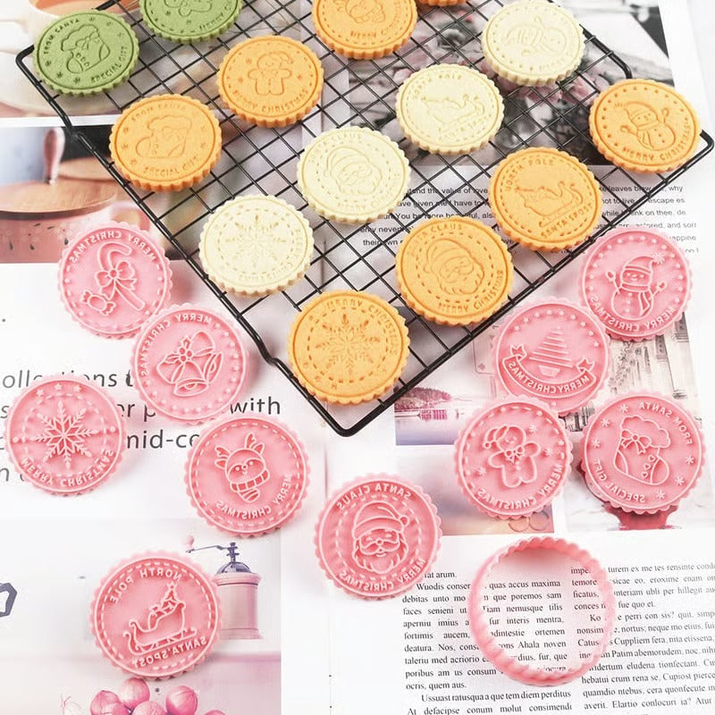 🎄🍪 Holiday Baking Shape Collection – Festive Cookie Molds for Family Christmas Fun