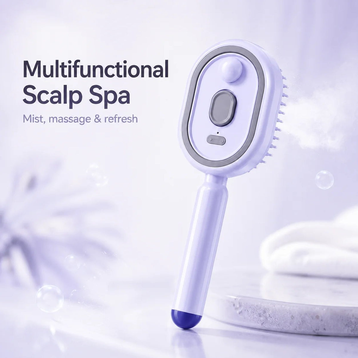 3-in-1 Mist Spray Scalp Massage Comb