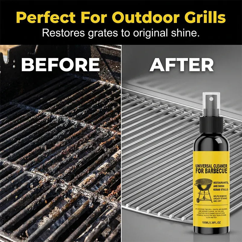 🔥🧽 Heavy-duty BBQ Cleaner – dissolves carbon, grease, and baked-on grime!