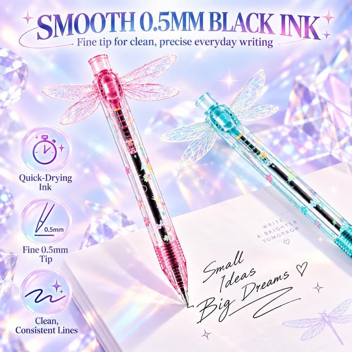 Interactive Dragonfly Click Gel Pen