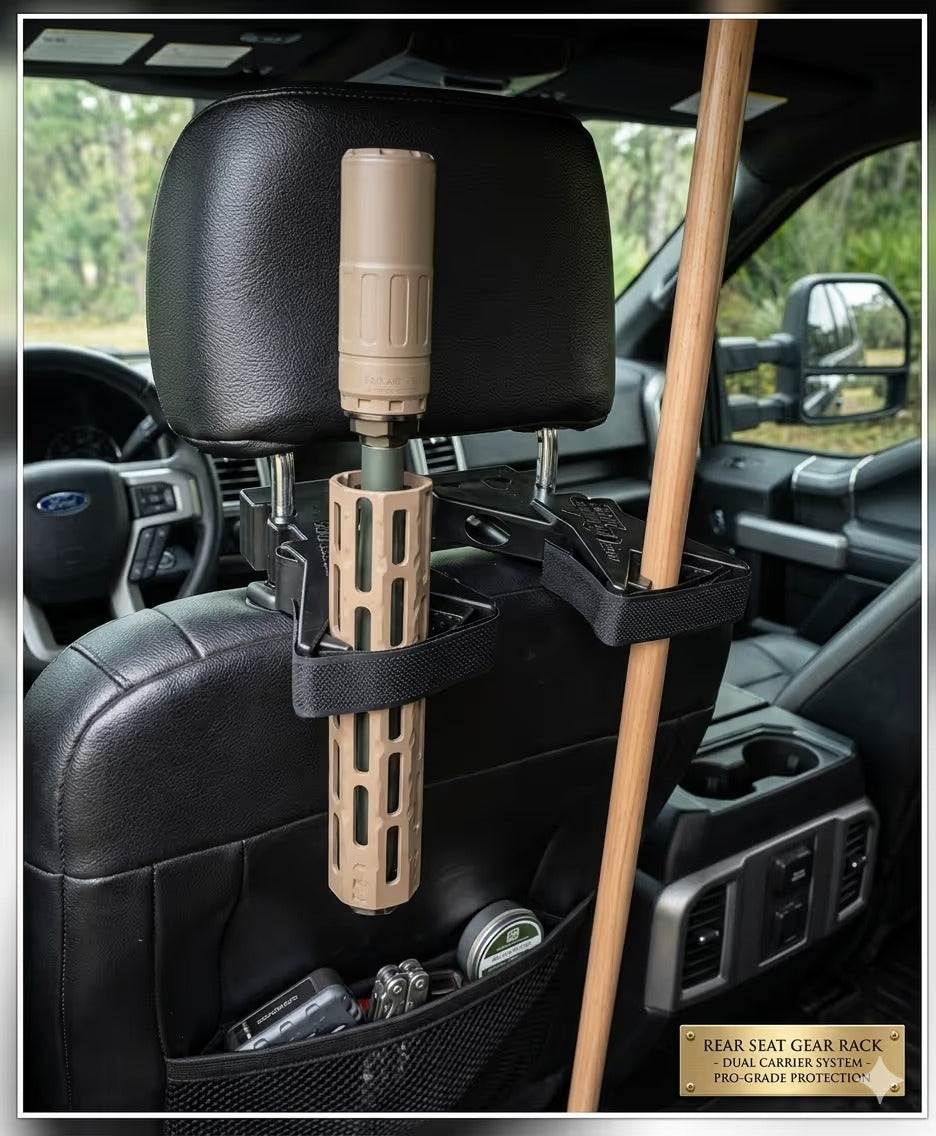 The Ultimate Universal Seat Back Gun Rack – Buy 2 Free Shipping