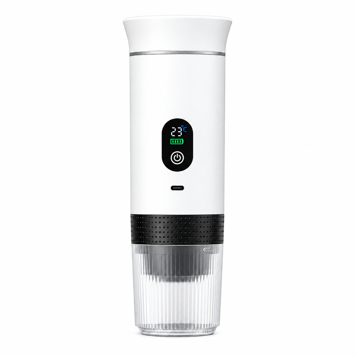 Portable Espresso Coffee Maker – 15-Bar Rechargeable Travel Coffee Machine