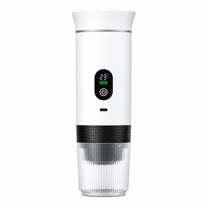 Portable Espresso Coffee Maker – 15-Bar Rechargeable Travel Coffee Machine