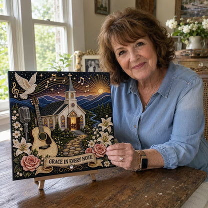🎤 Premium 3D Pearl Dolly Country Music Tribute Art Kit | Luxury Flocked Canvas with Scratch-Resistant Non-Fading plastic Pearls & Faceted Drills DIY Keepsake Decor 💎✨
