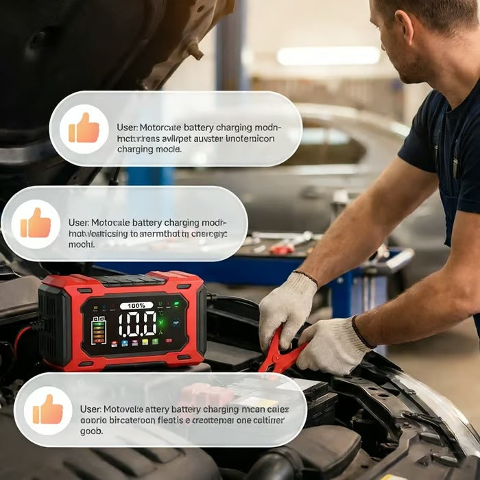 🔋 12V 6A Smart Car Battery Charger – Pulse Repair & Auto Maintenance | 50% OFF