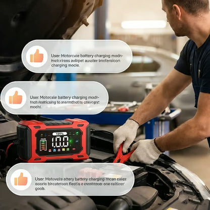🔋 12V 6A Smart Car Battery Charger – Pulse Repair & Auto Maintenance | 50% OFF