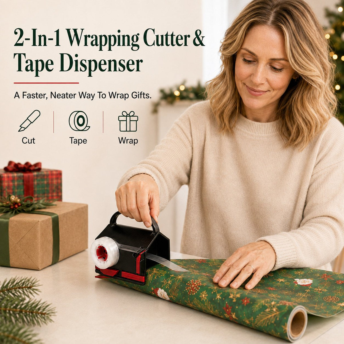 🎁 Limited-Time 50% Off: 2-in-1 Gift Wrap Cutter Set ✂️
