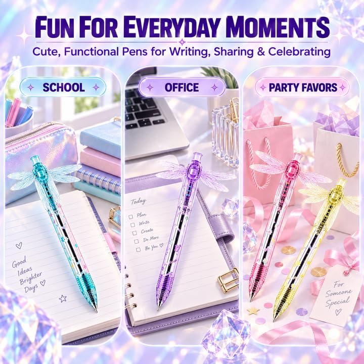 Interactive Dragonfly Click Gel Pen