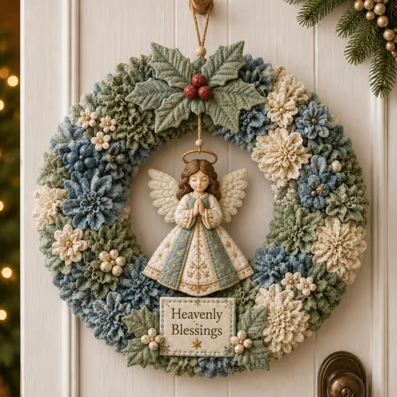 🎄 LAST DAY 50% OFF ✨ Make A Christmas Wreath You'll Be Proud To Display ❤ 3D Fabric Poke DIY Kit With Tutorial & Guide Included