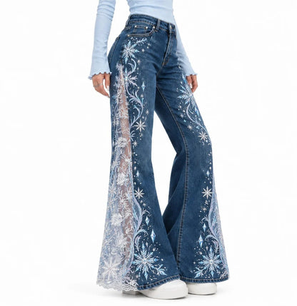 🔥Last Day 59% - 🏰✨The Princess Lace Jeans(📦Buy 2 Free Shipping)