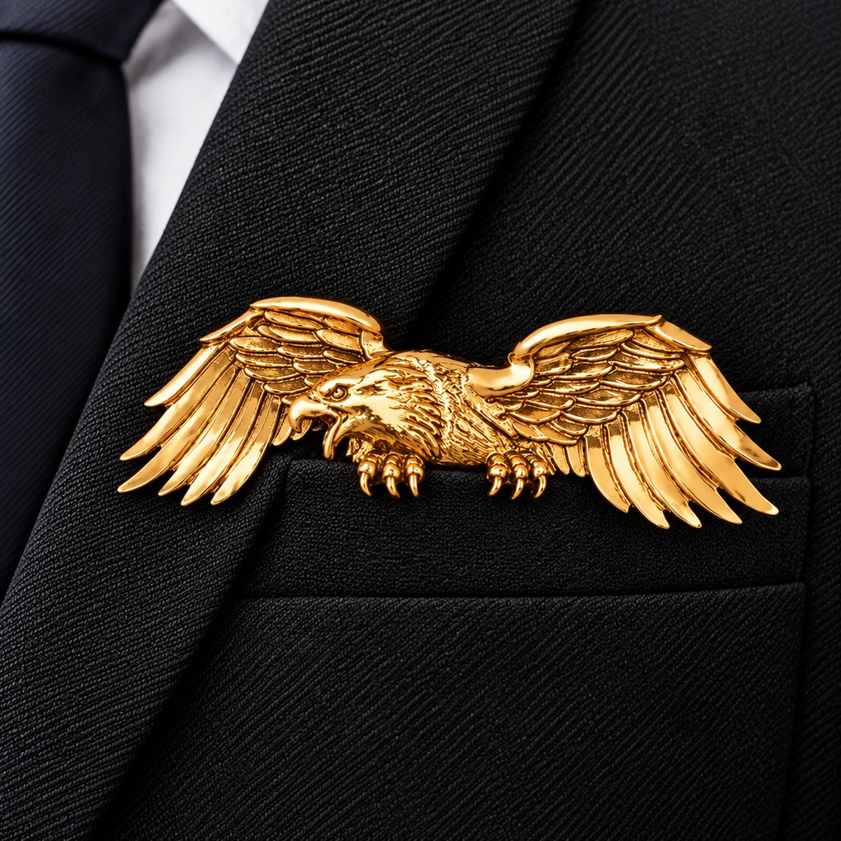 🌟 Luxury Sculpted Animal Brooch – Premium Statement Piece for Suits & Blazers