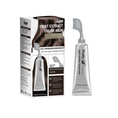 Hair Dye Comb for Fast Root Touch-Ups. Plant-Based. Scalp-Friendly
