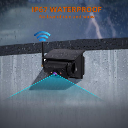 🔥 50% OFF Limited-Time Offer – Magnetic Solar Wireless Backup Camera System 📡☀️
