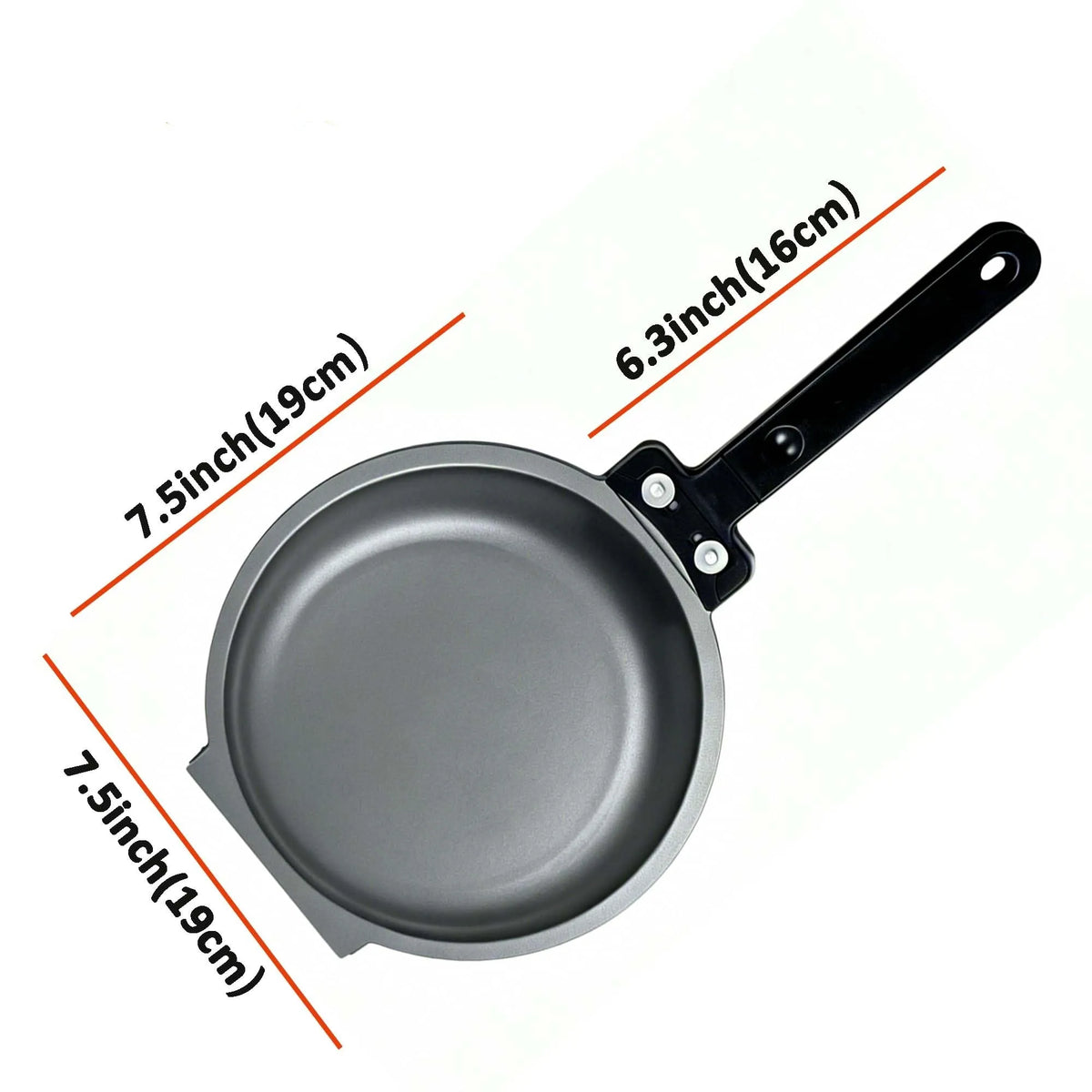 Double-Sided Nonstick Flip Pan – For Camping & Home