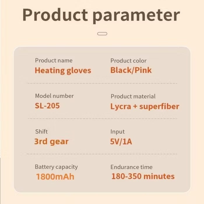 (🌲Early Christmas Sale- 50% OFF) USB Adjustable heating gloves with digital display