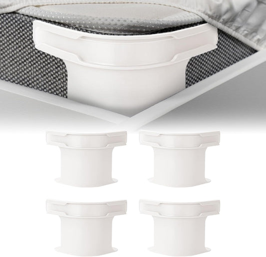 Invisible Bed Sheet And Mattress Cover Fastener--Four Packs